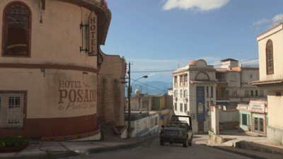 Call of Duty: Modern Warfare II screenshot showing a new map set in a South American town