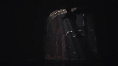 The Casting of Frank Stone screenshot showing an ominous subterranean environment