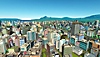 Cities: VR – zrzut ekranu przedstawiający panoramę miasta