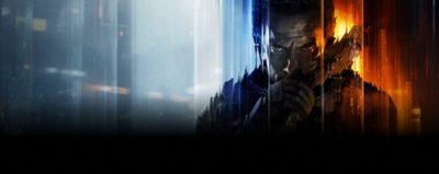 صورة فنية أساسية للعبة call of duty black ops 7 تعرض شخصية تحمل سلاحًا