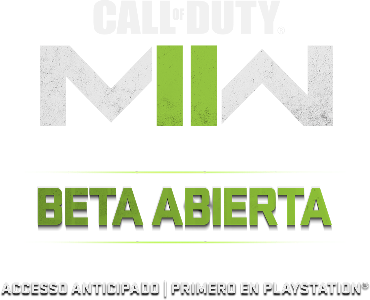 Logotipo de la beta abierta de Call of Duty Modern Warfare
