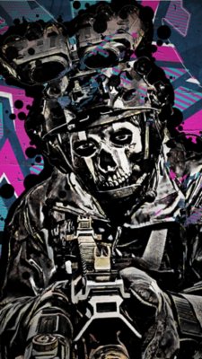 CoD MW 2, Saison 4 – Vondel-Graffiti (Ghost)