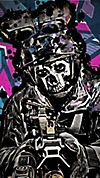 Grafiti de Ghost de CoD MW II Temporada 4