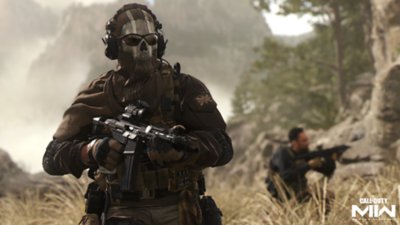 Captura de pantalla de Call of Duty: Modern Warfare 2 2022 que muestra a Ghost