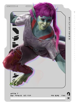 Portrait of Concord character It-Z
