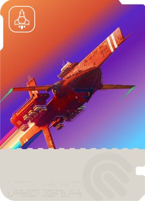 Concord image showing the Northstar space ship and featuring the text 'New worlds' 