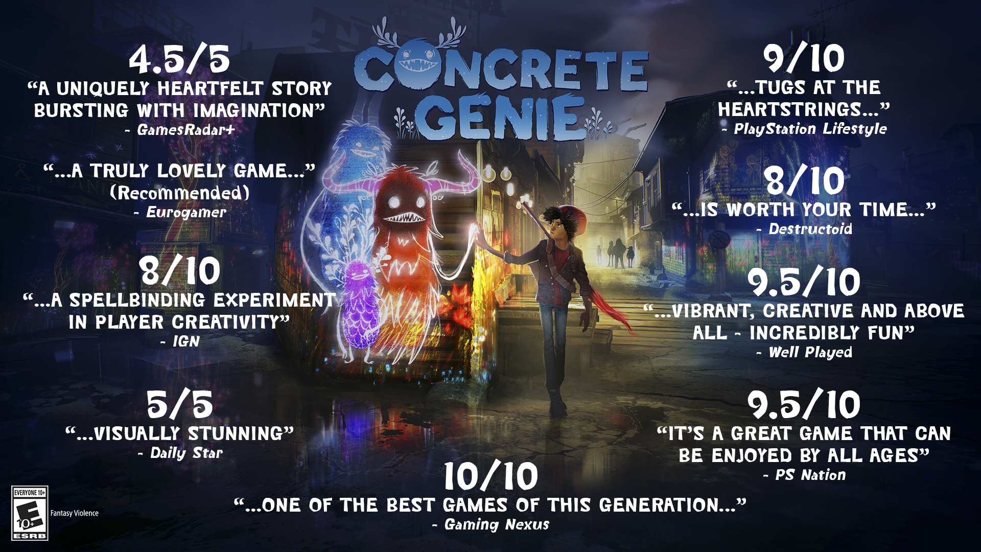 Concrete Genie - Accolades Trailer | PS4