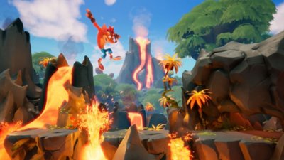 Crash Bandicoot 4: It's About Time - capture d'écran de lancement