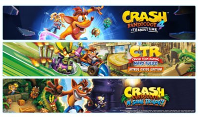 Crash Bandicoot Quadrilogy - Illustration de boutique du pack