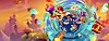 Arte guía de la Temporada 3 de Crash Team Rumble en el que aparecen Crash Bandicoot y Spyro saliendo volando de un portal azul
