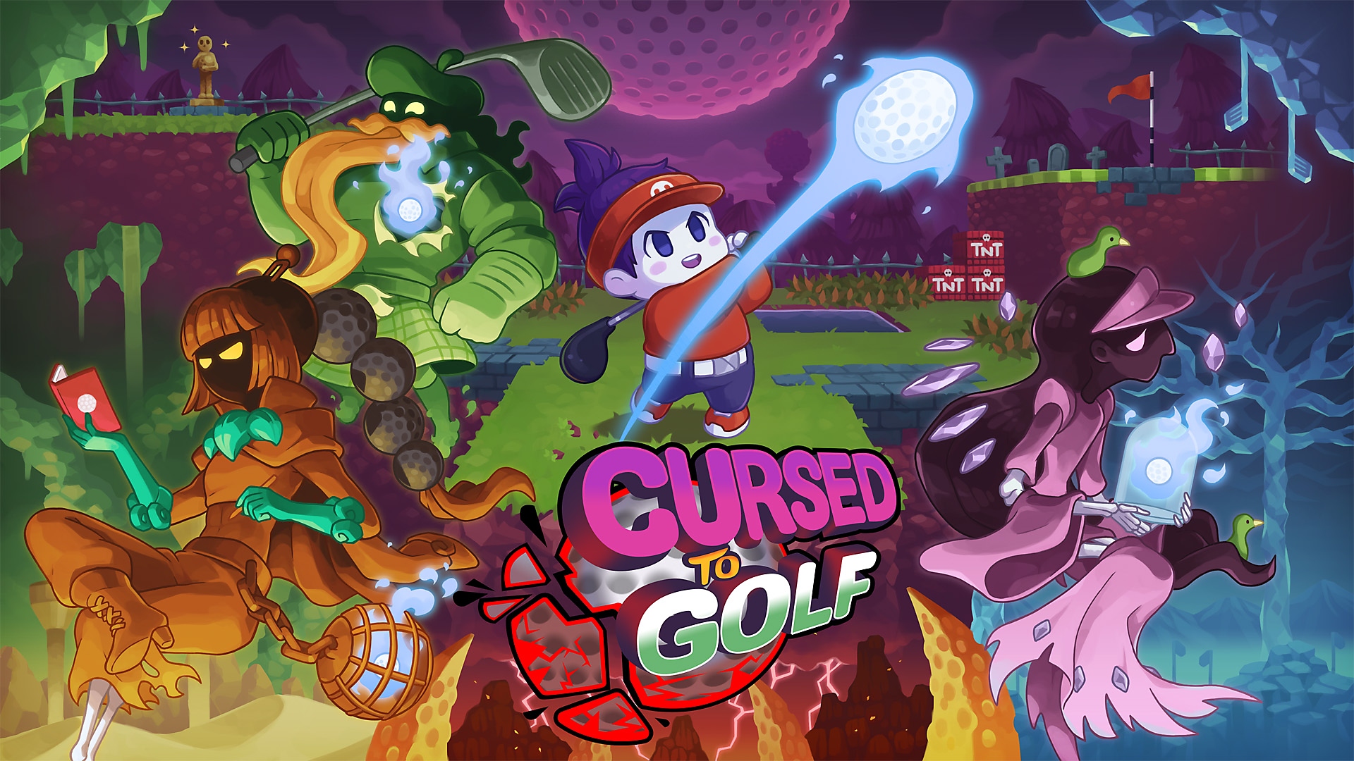 Cursed to Golf - Are You ready to Golf!? - Date Announce | PS5 & PS4 Games