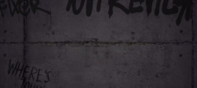 배경 텍스처 - 그라피티가 있는 어두운 타일 벽