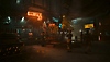 Captura de tela de Cyberpunk 2077: Phantom Liberty mostrando uma loja de armas