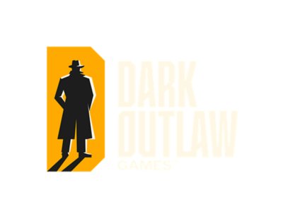 Dark Outlaw logo showing a shadowy figure wearing a trench coat and hat