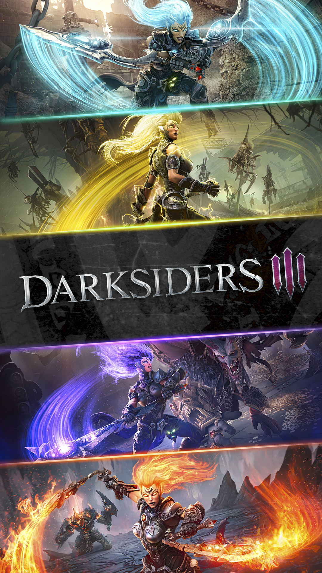 خلفية شاشة جوال للعبة darksiders iii