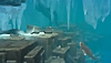 لقطة شاشة من لعبة Dave the Diver تعرض استكشاف الثقب الأزرق