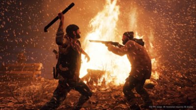 captura de ecrã days gone