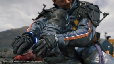 death stranding – posnetek zaslona