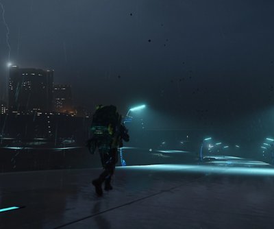 Image showing Sam on a road that players have constructed