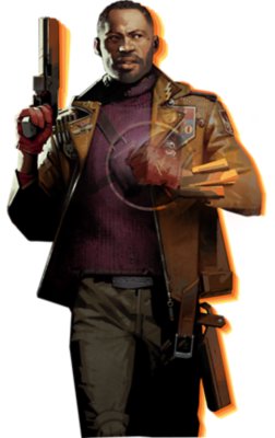 Deathloop image of main character Colt