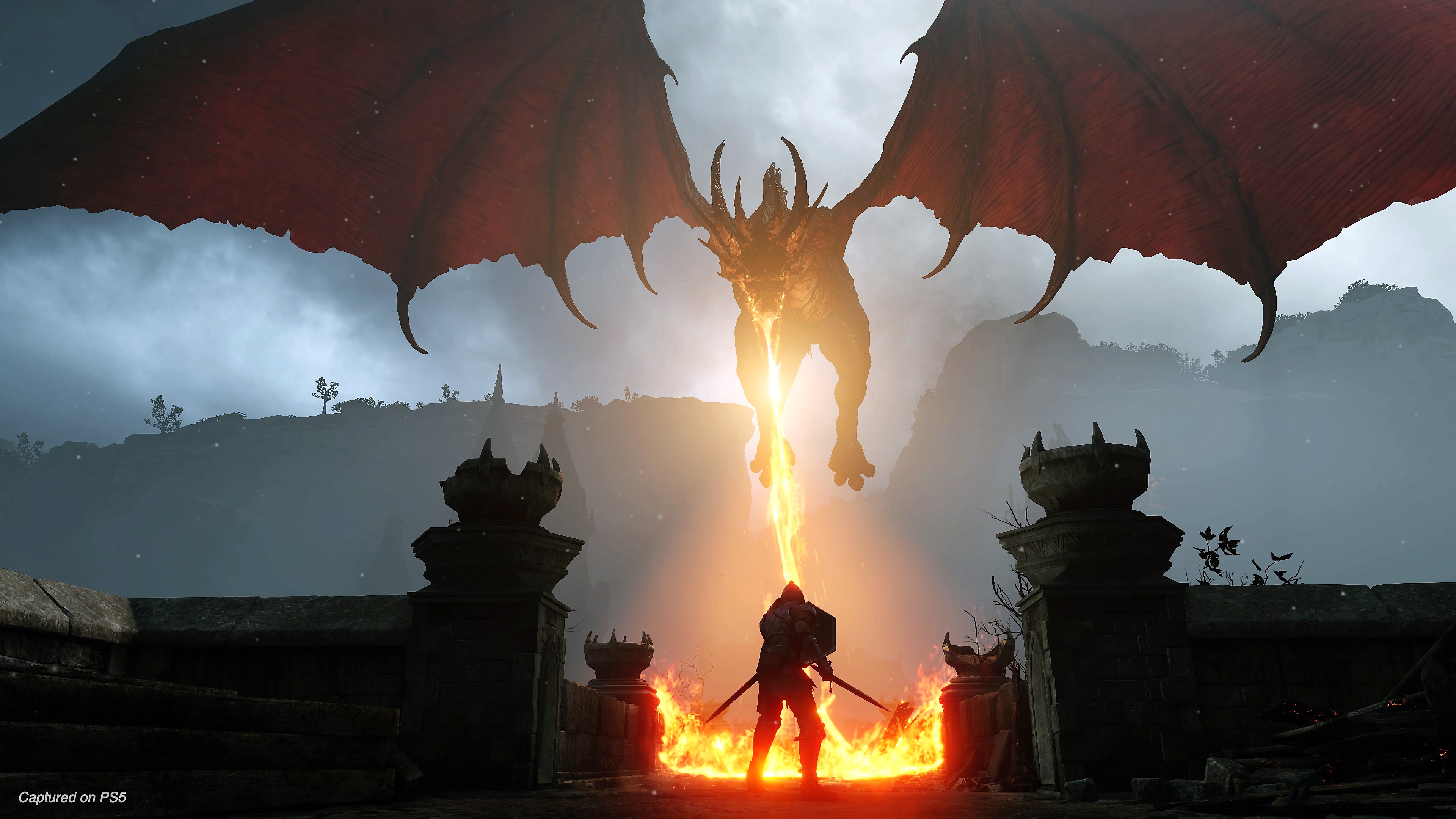 Capture d'écran de lancement de Demon's Souls