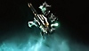 Destiny 2 – 30th Anniversary Bundle – Fundal cu un gardian care folosește un lansator de rachete Exotic Gjallarhorn