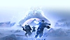 Обложка Destiny 2: Beyond Light, на которой изображены бегущие персонажи.