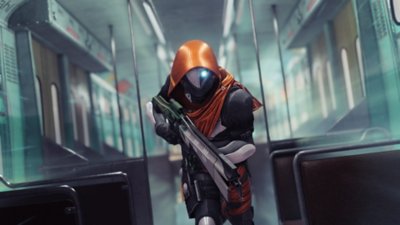 Destiny 2 : Les Confins du Destin – Capture d'écran mettant en scène une personne qui court avec son arme
