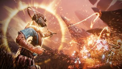 لقطة شاشة من لعبة Destiny 2: The Final Shape تعرض قدرة Warlock الخارقة الجديدة - Blazing Phoenix