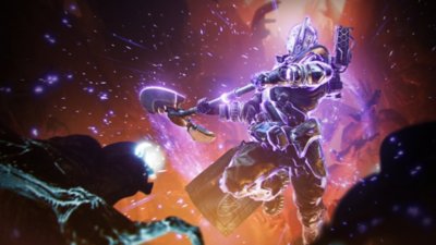 Destiny 2: The Final Shape – kuvakaappaus, jossa näkyy uusi Titan Super – Twilight Arsenal