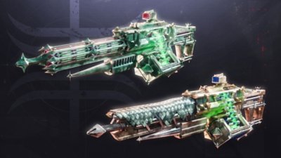 Destiny 2 Rewards Pass screenshot of two new guns