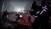 Destiny 2 screenshot showing a Guardian wielding a grenade-launcher style weapon