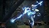 Captura de pantalla de Destiny 2 que muestra a un guardián corriendo con electricidad