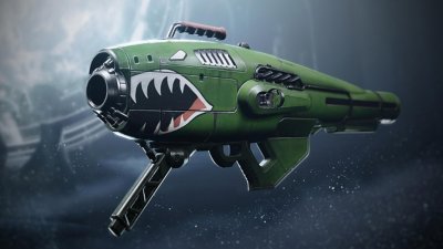 Destiny 2 screenshot showing the new Exotic Rocket Launcher available with the Season 23 Battle Pass