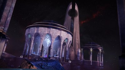 Screenshot von Destiny 2, auf dem Rivens Höhle zu sehen ist