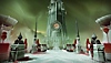 Destiny 2 – snímka obrazovky zobrazujúca most vedúci k veľkej veži