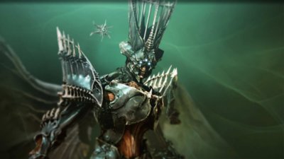 Captura de pantalla de Destiny 2 de la expansión La Reina Bruja que muestra a la Reina Bruja