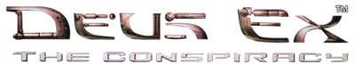 Deus EX logo in brown