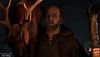 Snímek obrazovky ze hry Diablo IV, na kterém postava jménem Lorath nese na rameni mrtvého jelena.