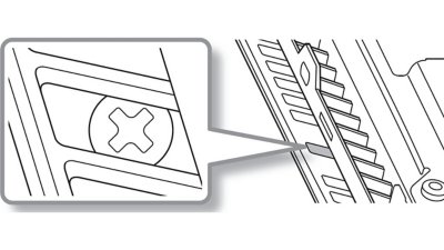 PS4 CUH-1000 & CUH-1110: Locate manual eject screw