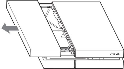 PS4 CUH-1200 상단 패널 분리