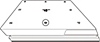 PS4 CUH-2015 – Plasser PS4 opp ned på en ren og flat overflate. Se etter hullet like over PS-logoen. 