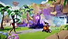 Екранна снимка на Disney Dreamlight Valley показваща УОЛ-И и аватар на играча на плажа