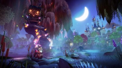 Disney Dreamlight Valley, snimka zaslona scene s mjesečinom