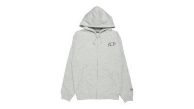 どこでもいっしょ 刺繍ジップパーカー (どこでもいっしょ トロ) グレー Gallery Image 1