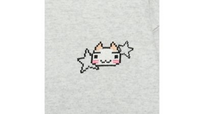 どこでもいっしょ 刺繍ジップパーカー (どこでもいっしょ トロ) グレー Gallery Image 2