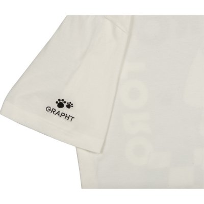 どこでもいっしょ バックプリントTシャツ (どこでもいっしょ バックトロ) ホワイト Gallery Image 5