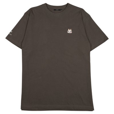 どこでもいっしょ バックプリントTシャツ (どこでもいっしょ バックトロ) チャコール Gallery Image 2