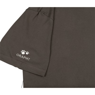 どこでもいっしょ バックプリントTシャツ (どこでもいっしょ バックトロ) チャコール Gallery Image 3