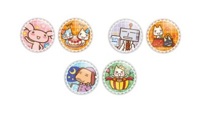 どこでもいっしょ　缶バッジセット　全７種 Gallery Image 3